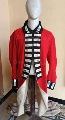 Revolutionary War 60th Regiment officer coat